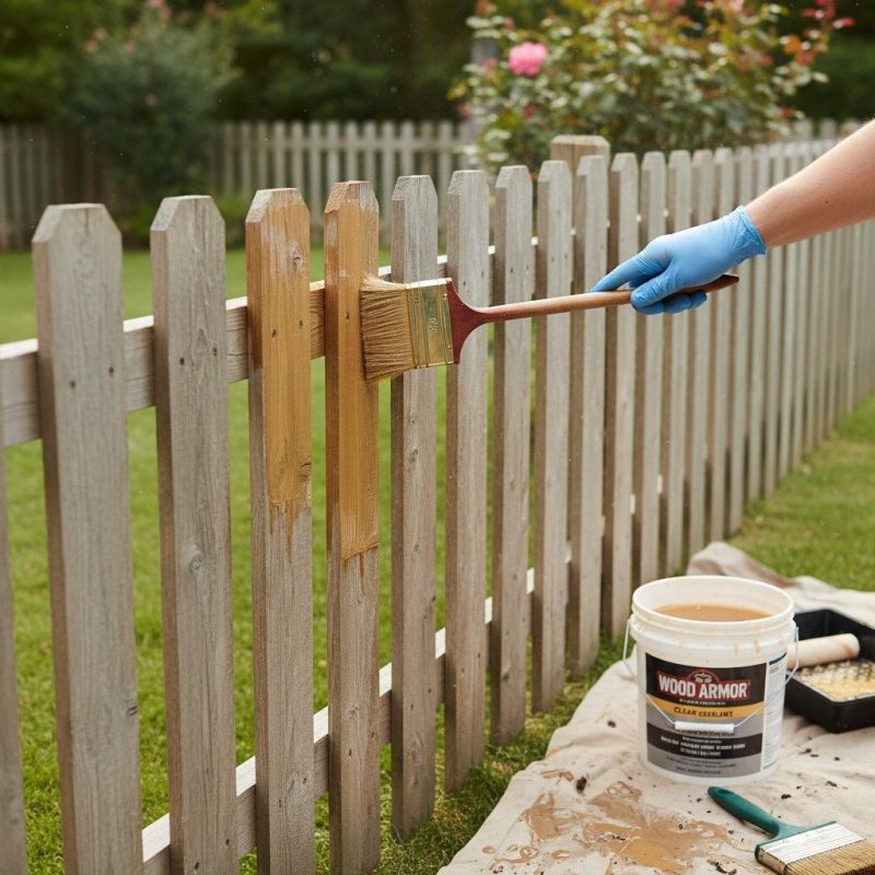 Cedar Fence Sealing in Redmond, WA