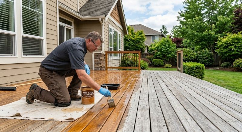 Concrete Deck Sealing in Puyallup, WA
