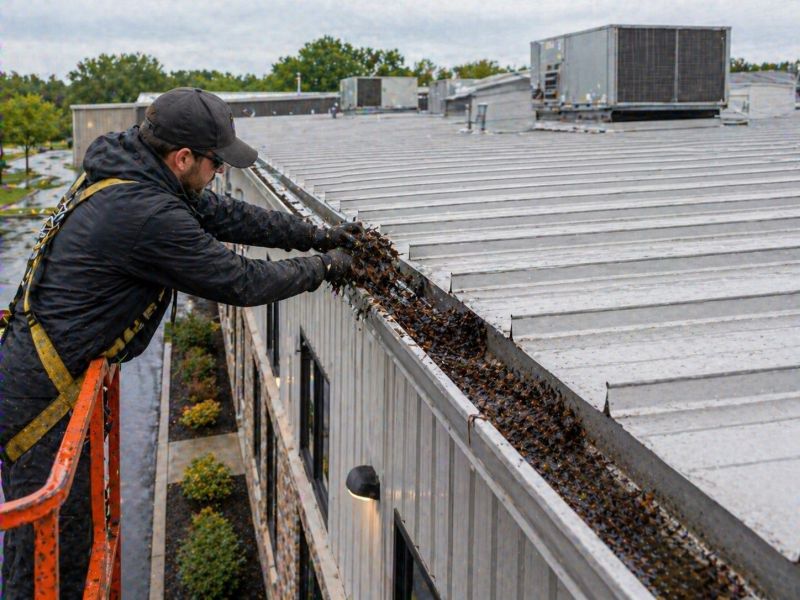 Commercial Downspout Cleaning in Sacramento, CA