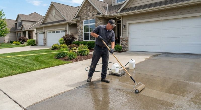 Concrete Driveway Sealing in Puyallup, WA