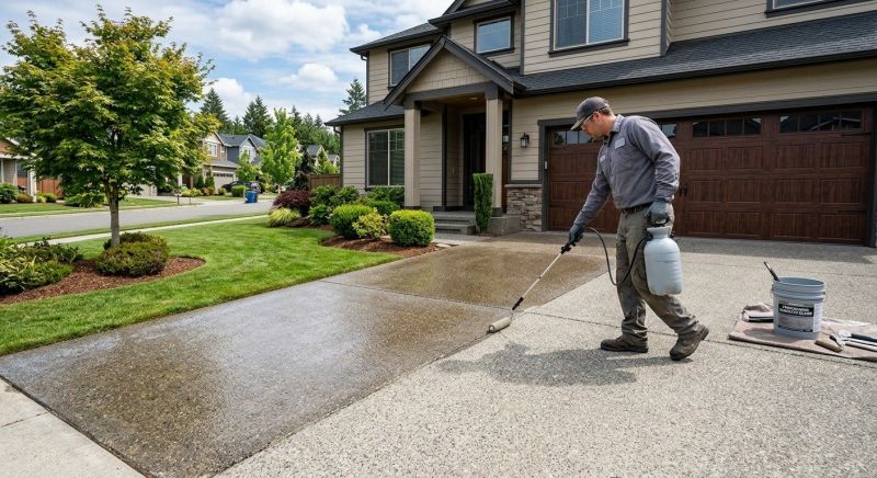 Concrete Driveway Sealing in Redmond, WA