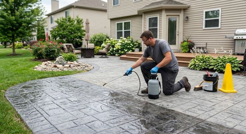 Concrete Patio Sealing in Puyallup, WA