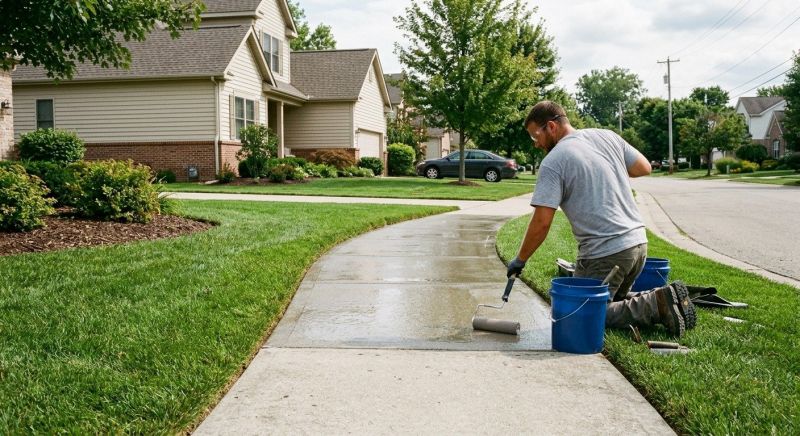 Concrete Walkway Sealing in Tacoma, WA