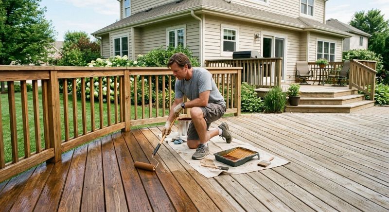 Deck Sealing in Kansas City, KS