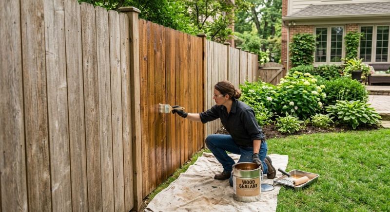 Fence Sealing in Bellevue, WA