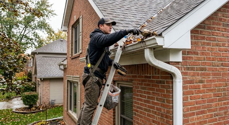Gutter Blockage Removal in Fredericksburg, VA