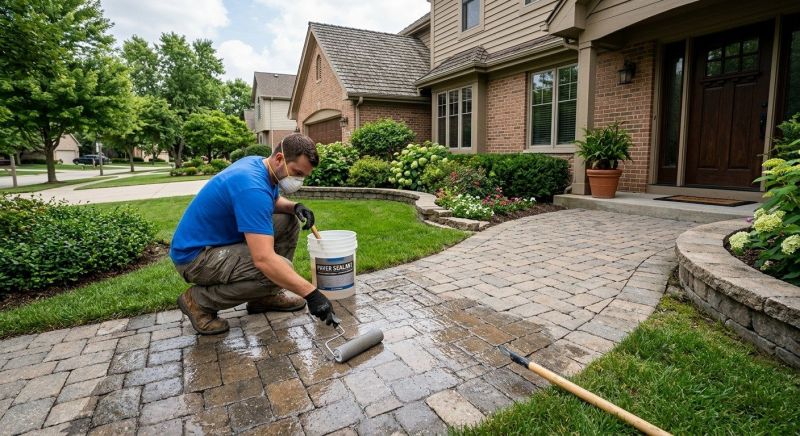 Paver Driveway Sealing in Redmond, WA