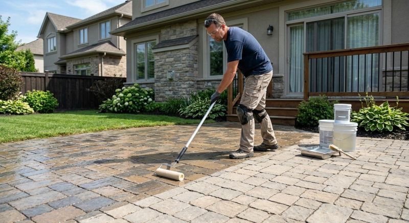 Porch Concrete Sealing in Bellevue, WA