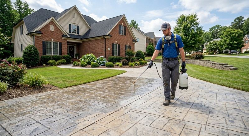 Sidewalk Concrete Sealing in Kansas City, KS