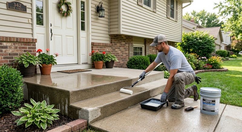 Sidewalk Concrete Sealing in Seattle, WA