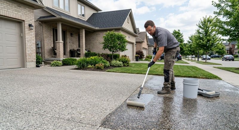 Stamped Concrete Sealing in Seattle, WA