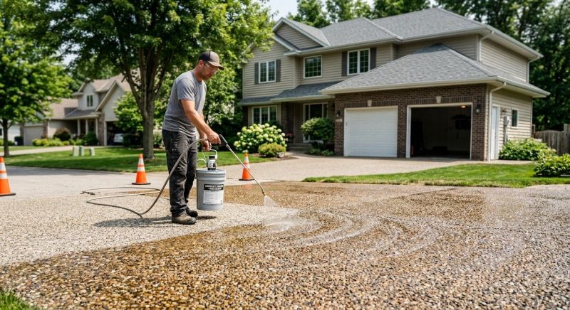 Stamped Concrete Sealing in Bellevue, WA